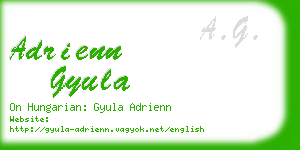 adrienn gyula business card